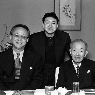 長男克久、孫隆之との貴重な3ショット